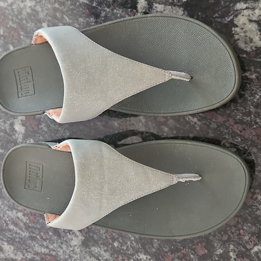 Fitflop Olive Green Sandals Size 10